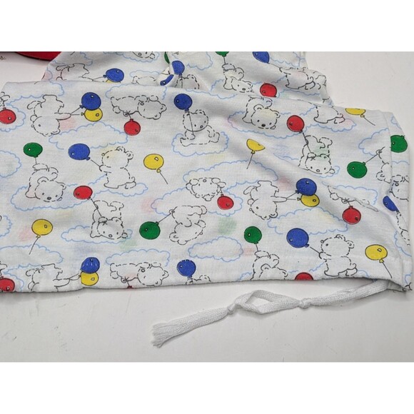 Carter's Balloon Bear Sleepsack Hat Blanket 90s Baby Clothes USA Cotton Vintage - Picture 7 of 12